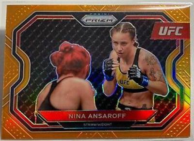 Nina Nunes 2021 Panini Prizm UFC Base #135 Orange