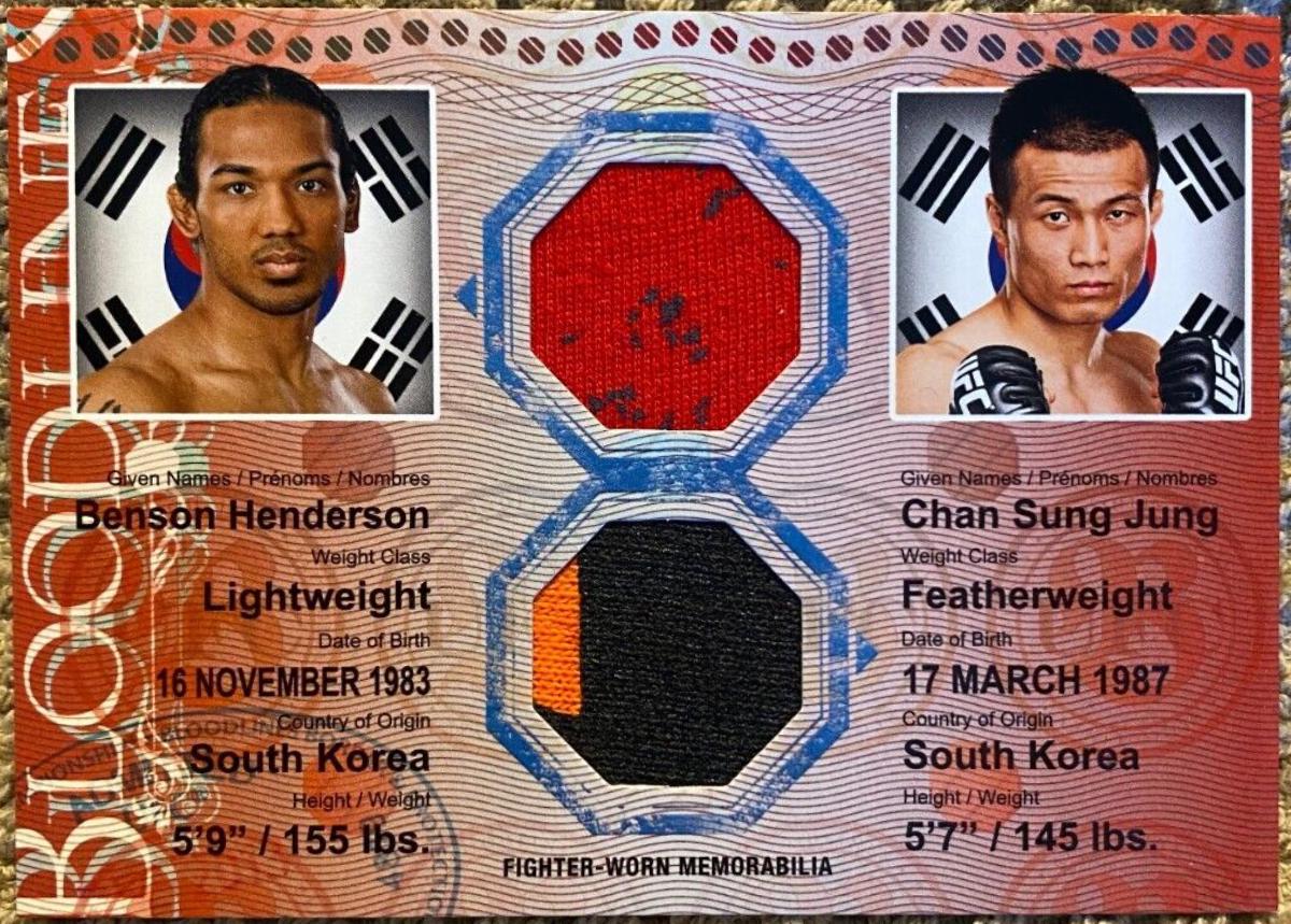 Chan Sung Jung 2013 Topps UFC Bloodlines Base #3 Red