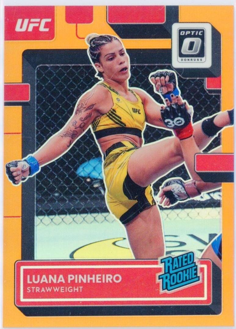 Luana Pinheiro 2023 Panini Donruss Optic UFC Base #119 Orange