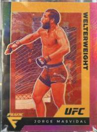 Jorge Masvidal 2021 Panini Chronicles UFC Base Flux #248 Silver