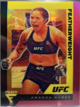 Amanda Nunes 2021 Panini Chronicles UFC Base Flux #245 Pink