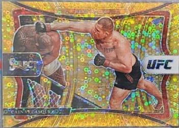 Cain Velasquez 2021 Panini Select UFC Premier Level #177 Gold Disco