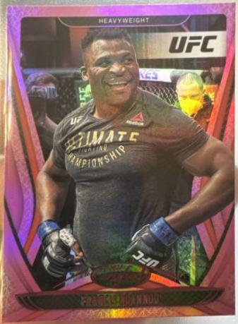 Francis Ngannou 2021 Panini Chronicles UFC Base Certified #125 Asia