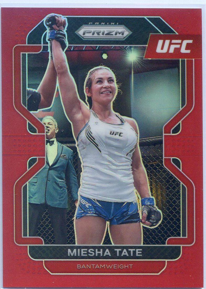 Miesha Tate 2022 Panini Prizm UFC Base #120 Red