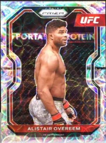 Alistair Overeem 2021 Panini Prizm UFC Base #56 Premium