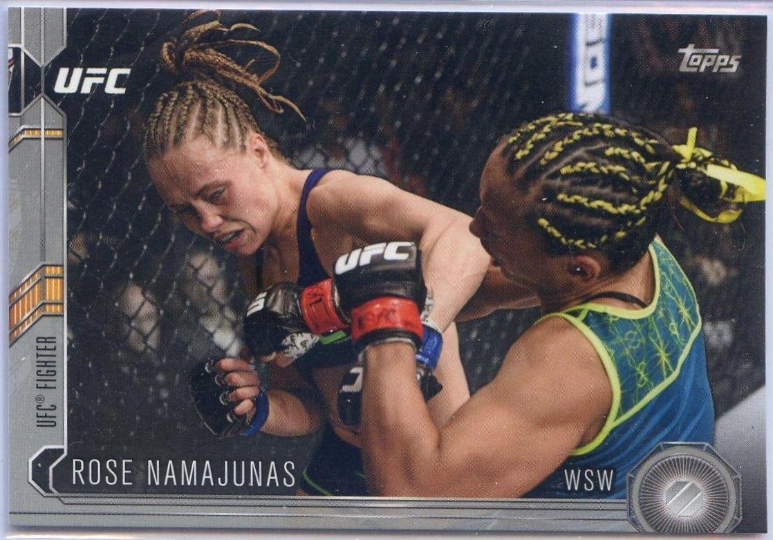 Rose Namajunas 2015 Topps UFC Chronicles Base #259 Silver