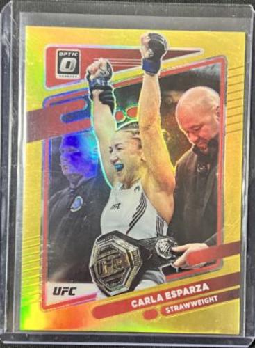 Carla Esparza 2022 Panini Donruss Optic UFC Base #1 Gold