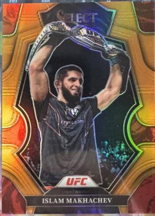 Islam Makhachev 2023 Panini Select UFC Premier Level #182 Orange