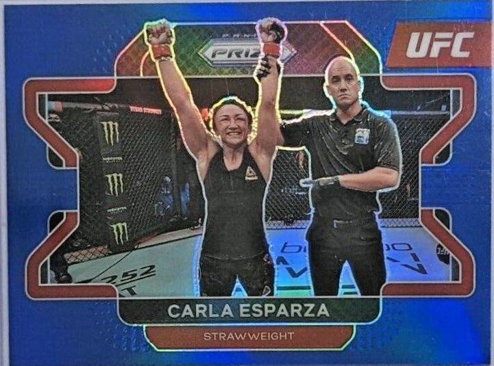 Carla Esparza 2022 Panini Prizm UFC Base #77 Blue