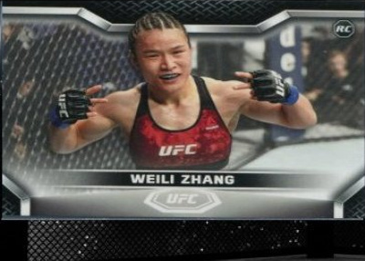 Zhang Weili 2020 Topps UFC Knockout Base #5 Red