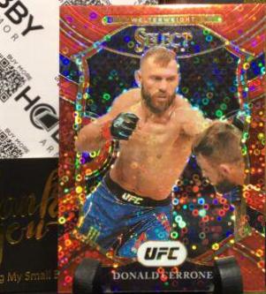 Donald Cerrone 2021 Panini Select UFC Concourse #62 Red Disco