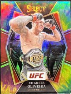 Charles Oliveira 2022 Panini Select UFC Premier Level #141 Tie Dye