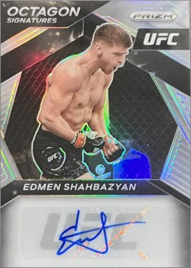 Edmen Shahbazyan 2021 Panini Prizm UFC Octagon Signatures #OS-EMS Black