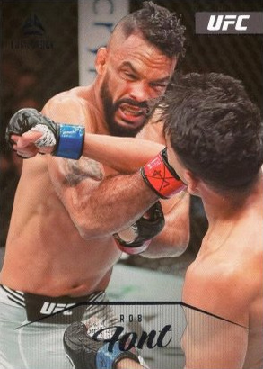 Rob Font 2023 Panini Chronicles UFC Base Luminance #158 Green