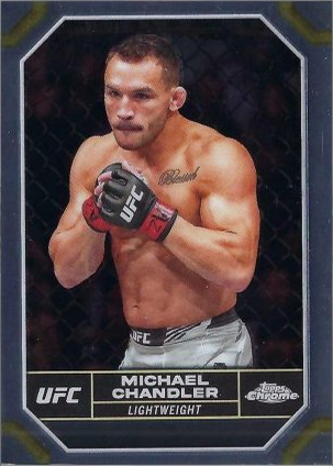 Michael Chandler 2024 Topps Chrome UFC Base #136 Black Refractor