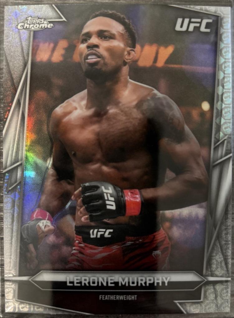 Lerone Murphy 2026 Topps Chrome UFC Base #190 UFC Glove Refractor