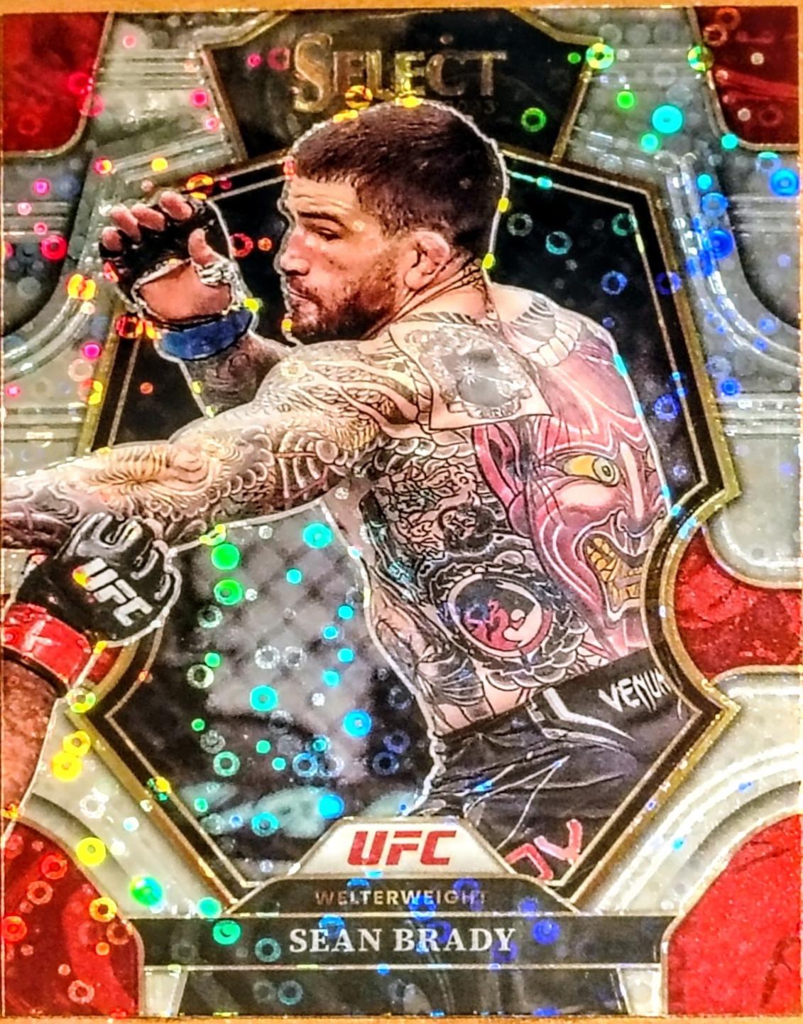 Sean Brady 2023 Panini Select UFC Premier Level #125 Disco