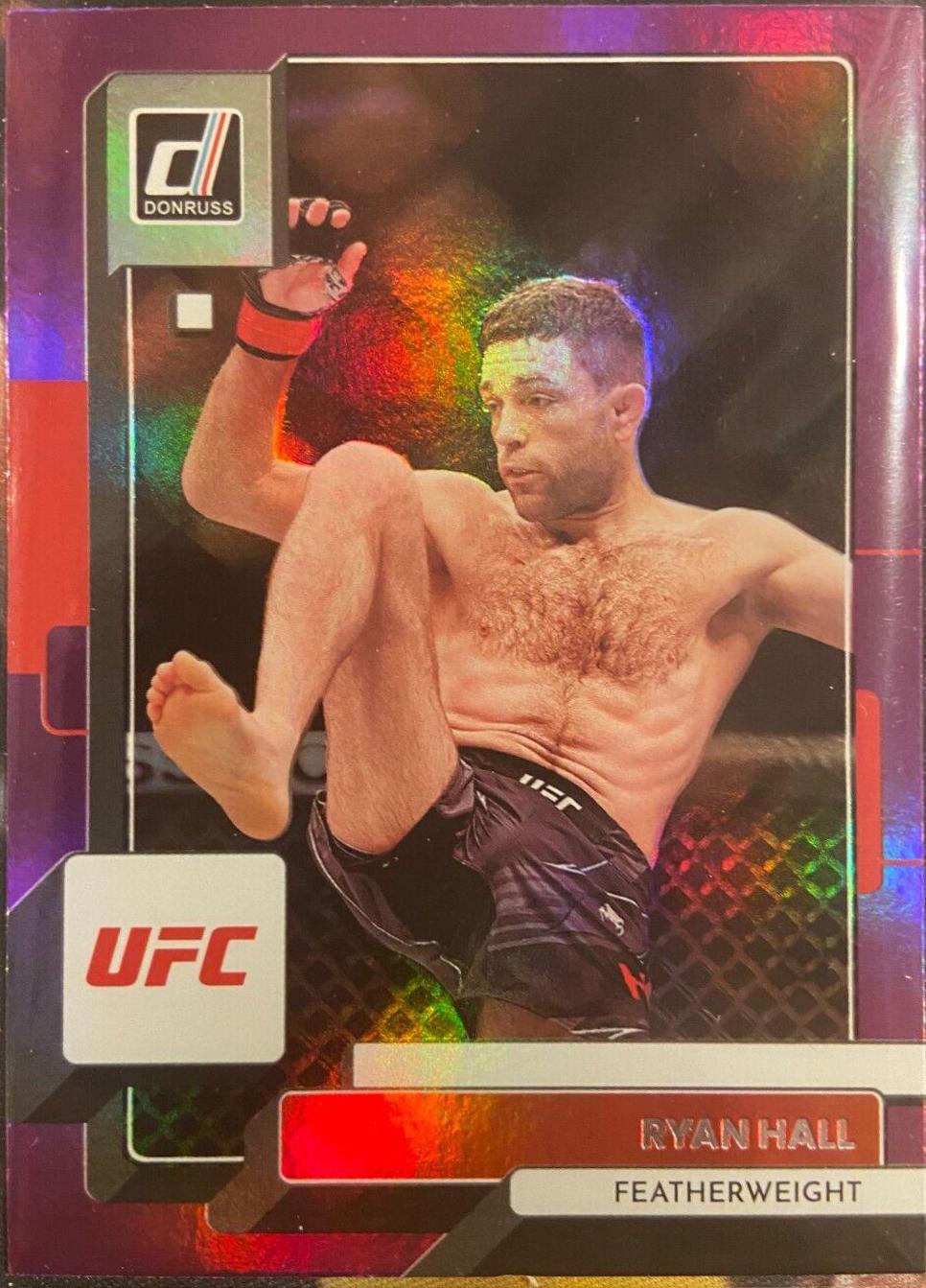 Ryan Hall 2023 Panini Donruss UFC Base #9 Purple Flood