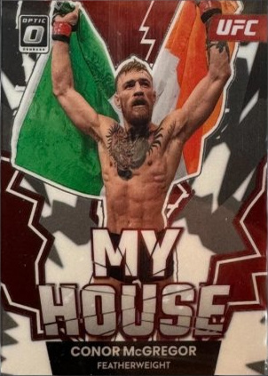 Conor McGregor 2023 Panini Donruss Optic UFC My House #4 Gold Vinyl