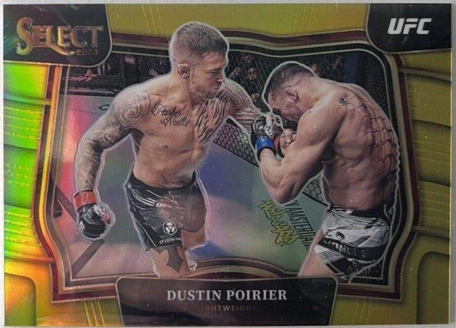 Dustin Poirier 2023 Panini Select UFC Octagonside #272 Gold