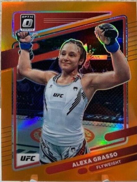 Alexa Grasso 2022 Panini Donruss Optic UFC Base #91 Orange