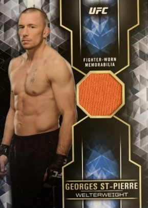 Georges St-Pierre 2017 Topps UFC Knockout Knockout Relics #KR-GS Green