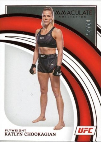 Katlyn Cerminara 2022 Panini Immaculate UFC Base #33 Platinum