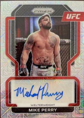 Mike Perry 2022 Panini Prizm UFC Signatures #18 Mojo