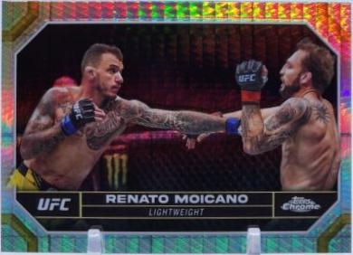 Renato Moicano 2024 Topps Chrome UFC Base #162 Prism Refractor