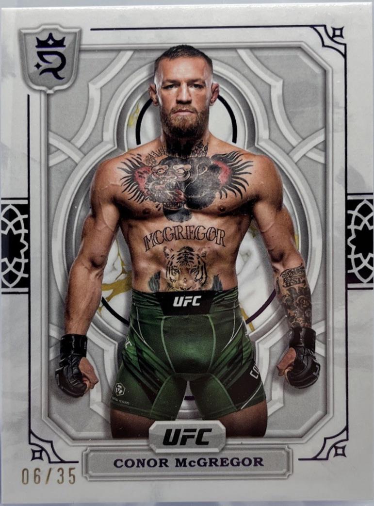 Conor McGregor 2024 Topps Royalty UFC Base #1 Purple