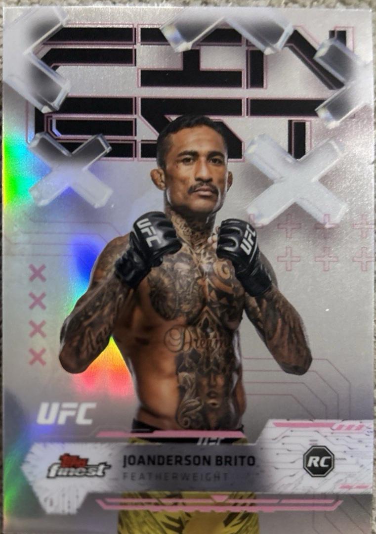 Joanderson Brito 2025 Topps Finest UFC Base Common #27 Refractor