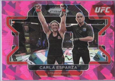 Carla Esparza 2022 Panini Prizm UFC Base #77 Pink Ice
