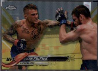 Dustin Poirier 2018 Topps Chrome UFC Base #23 Gold