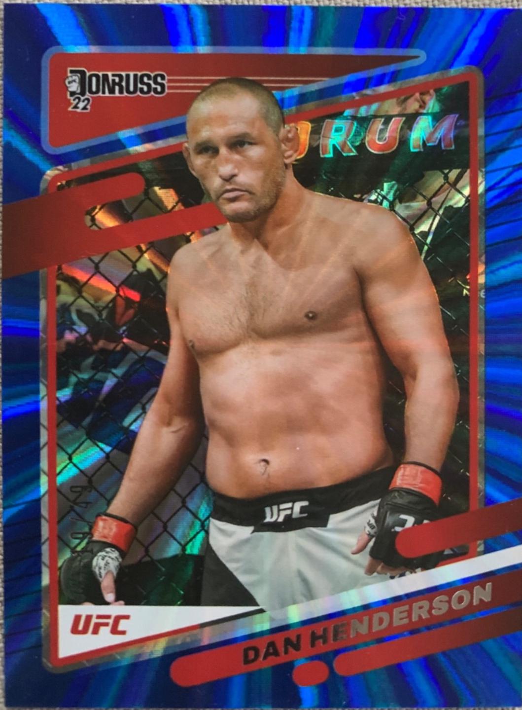 Dan Henderson 2022 Panini Donruss UFC Base #106 Blue