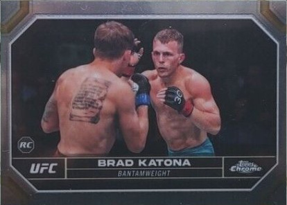 Brad Katona 2024 Topps Chrome UFC Base #1 Superfractor