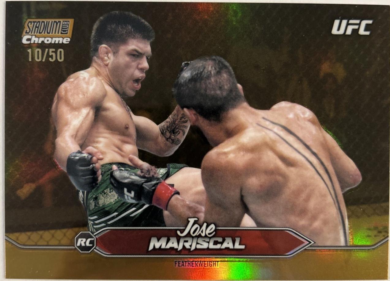 Jose Mariscal 2025 Topps Chrome Sapphire UFC Base Sapphire #88 Gold Sapphire
