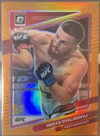 Merab Dvalishvili 2022 Panini Donruss Optic UFC Base #85 Orange