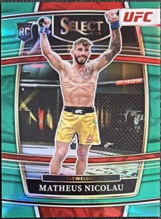 Matheus Nicolau 2022 Panini Select UFC Concourse #83 Green