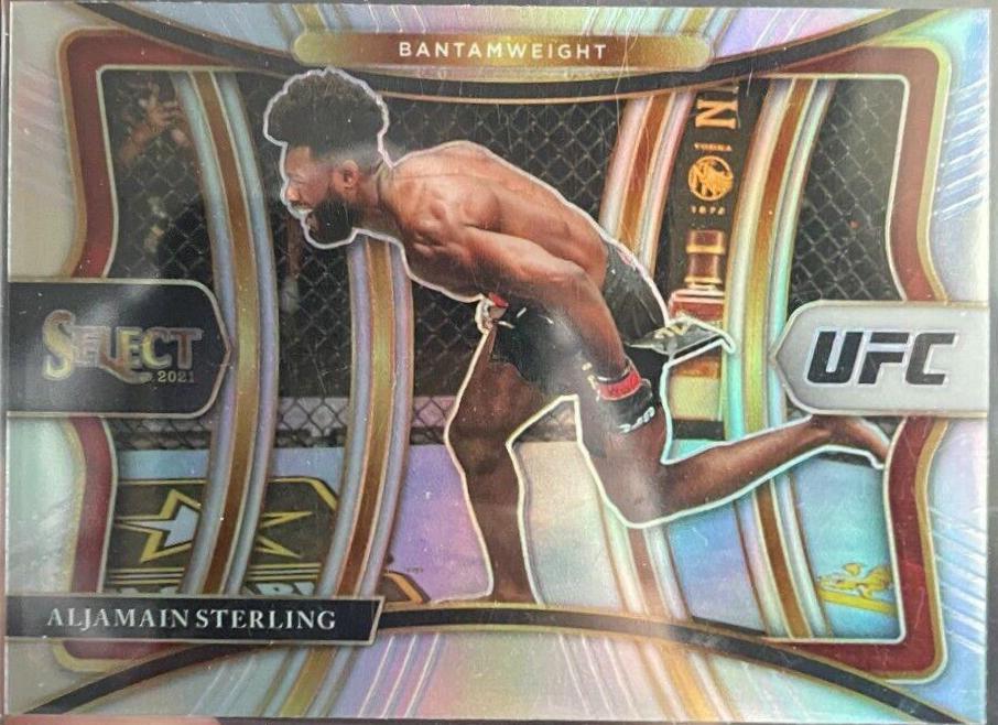 Aljamain Sterling 2021 Panini Select UFC Premier Level #151 Silver