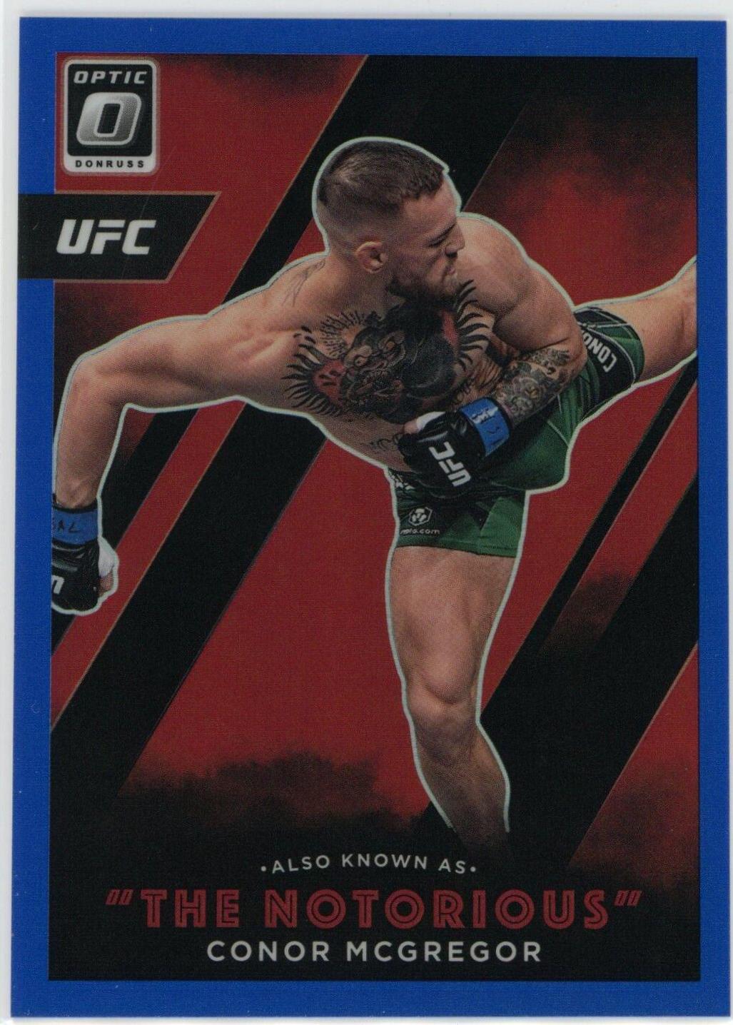Conor McGregor 2022 Panini Donruss Optic UFC Also Known As #6 Blue