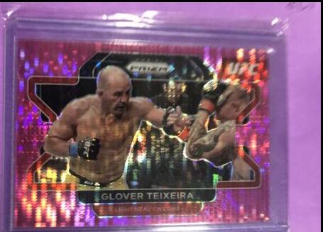 Glover Teixeira 2022 Panini Prizm UFC Base #81 Pink Pulsar
