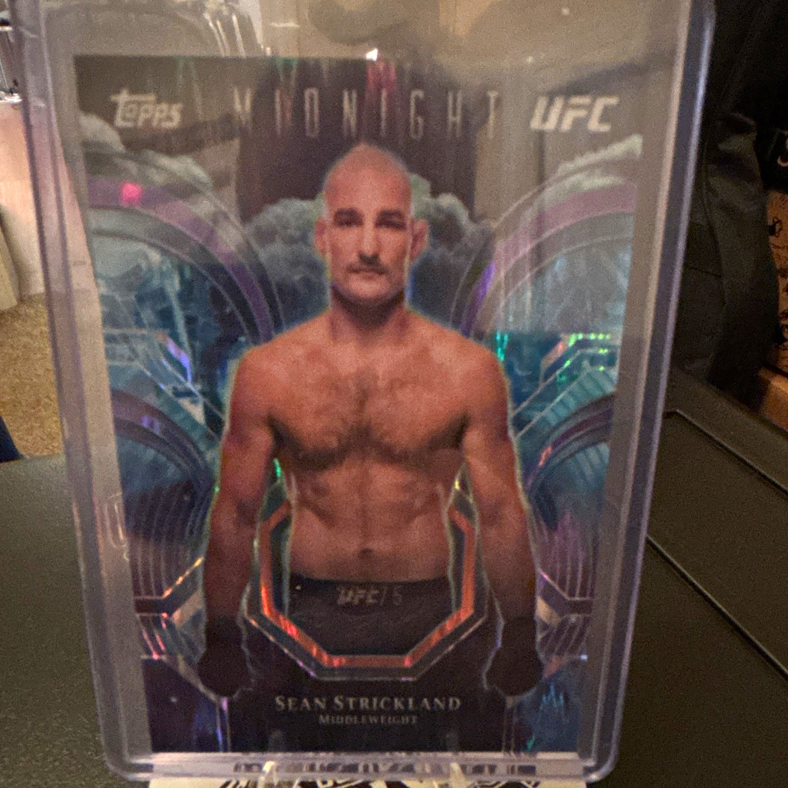 Sean Strickland 2026 Topps Midnight UFC Night Watch #PC-13 Dusk
