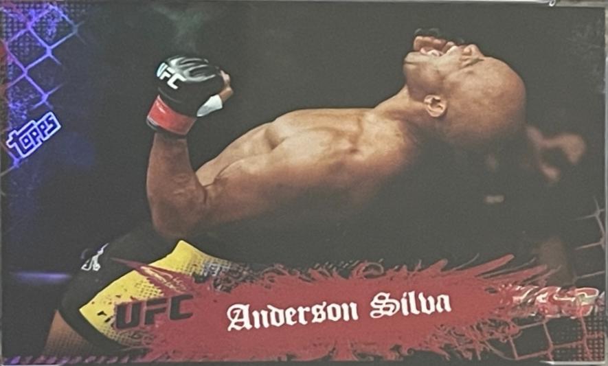 Anderson Silva 2010 Topps UFC Main Event Base #10 Red