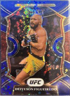 Deiveson Figueiredo 2021 Panini Select UFC Concourse #100 Blue Disco