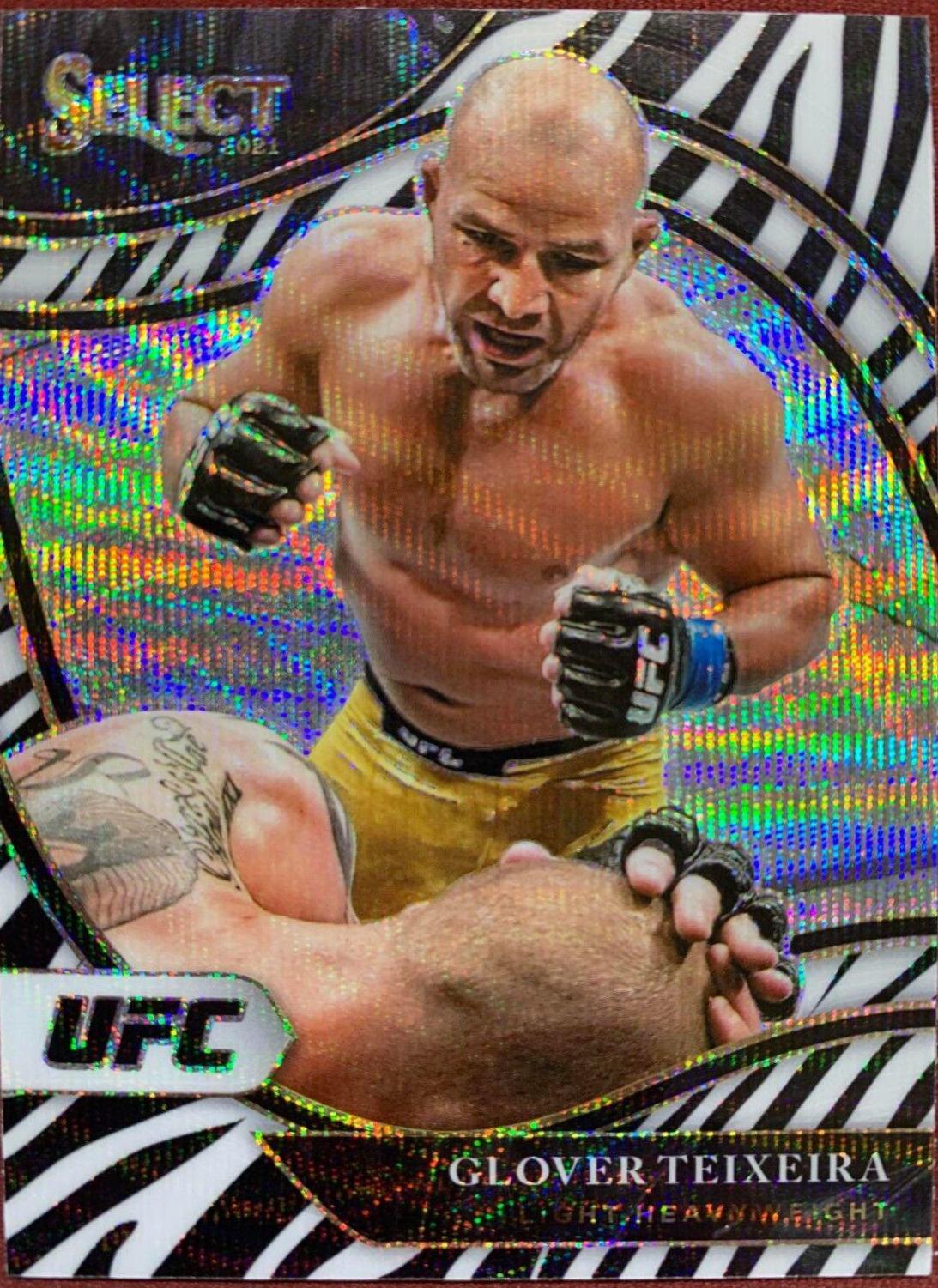 Glover Teixeira 2021 Panini Select UFC Octagonside #203 Zebra