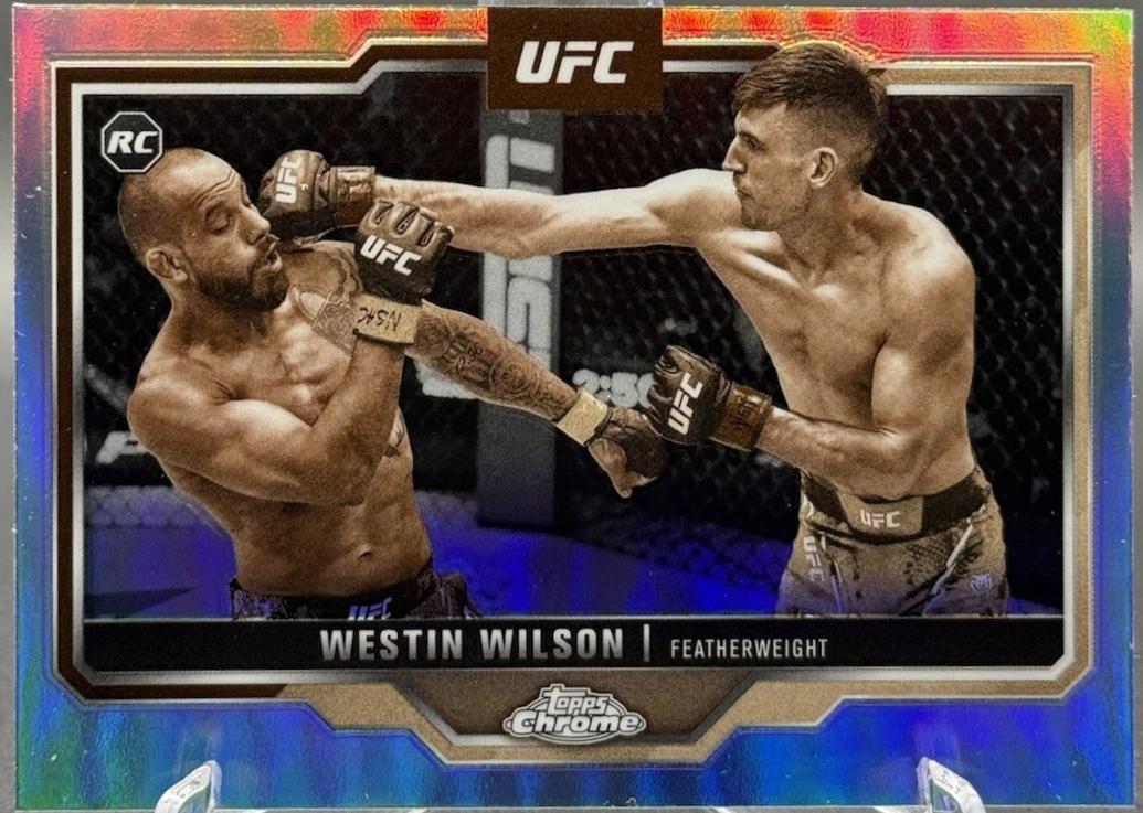 Westin Wilson 2025 Topps Chrome UFC Base #108 Sepia Refractor