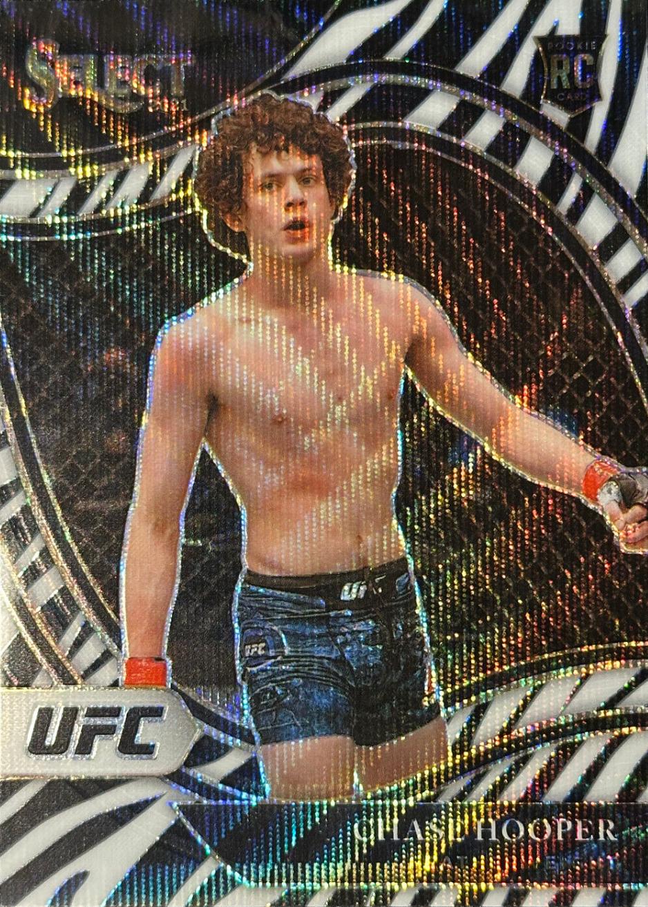 Chase Hooper 2021 Panini Select UFC Octagonside #241 Zebra