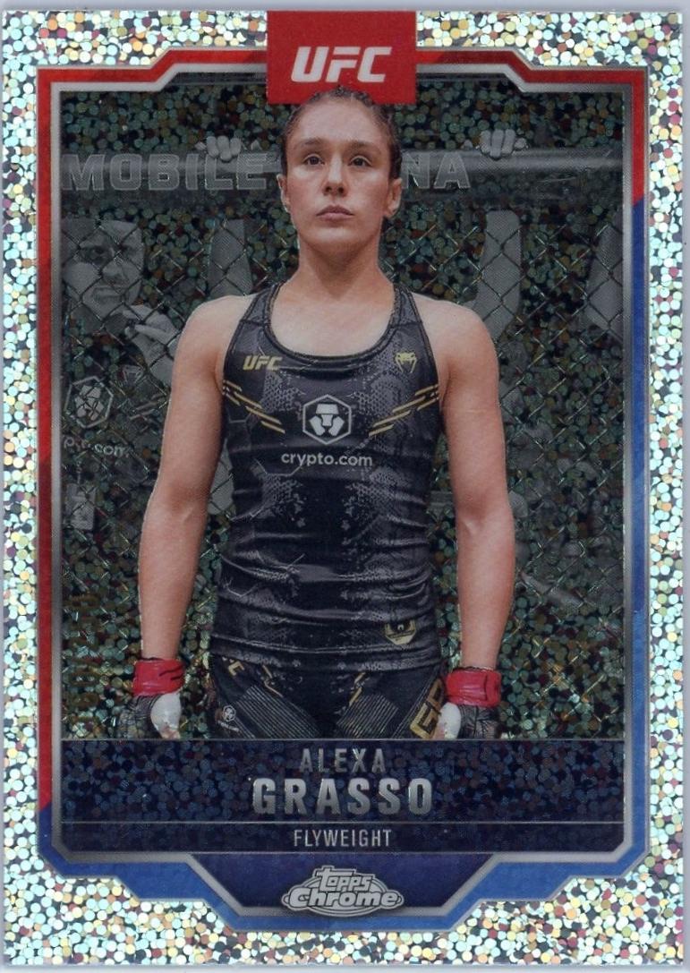 Alexa Grasso 2025 Topps Chrome UFC Base #14 Speckle Refractor