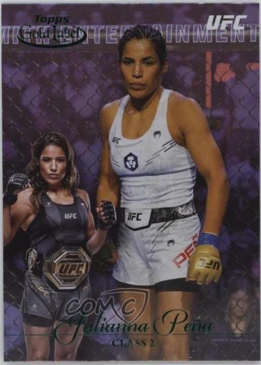 Julianna Peña 2024 Topps Gold Label UFC Base Class II #21 Green