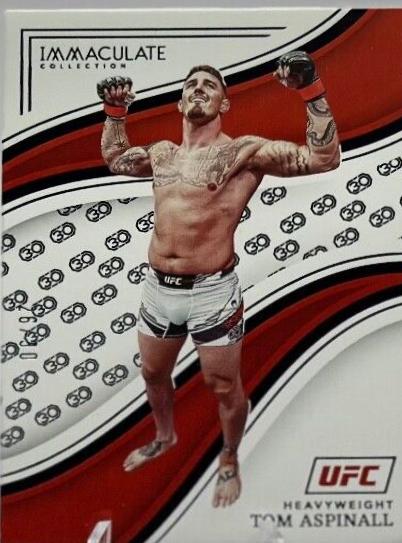Tom Aspinall 2023 Panini Immaculate Collection UFC Base #13 30th Anniversary